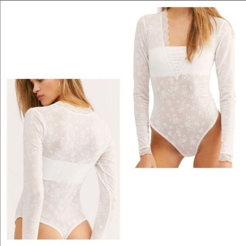 Free People Babes Bandeaus Bodysuit XS NWT